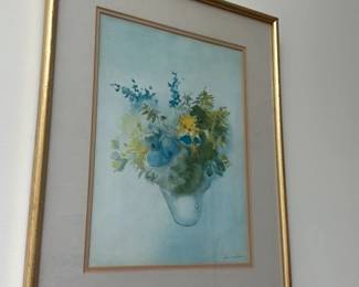 Watercolor Floral Still Life 
