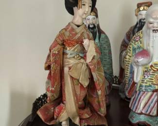 Antique Japanese Geisha Doll 