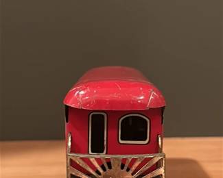 Marx "Observation" Pullman Tin Lithograph Toy Train Car 