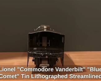 Lionel "Commodore Vanderbilt" "Blue Comet" Tin Lithographed Streamlined 