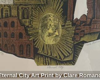 Eternal City Art Print by Clare Romano 
