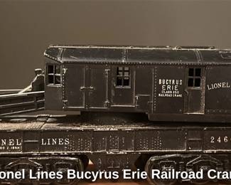 Lionel Lines Bucyrus Erie Railroad Crane 