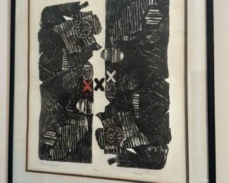 Carol Rosen "Calligraph X" Limited Edition Print 