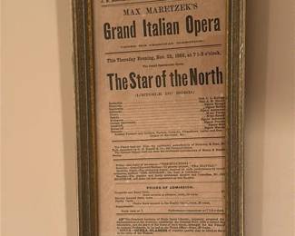 Boston Theatre Grand Italian Opera Playbills 