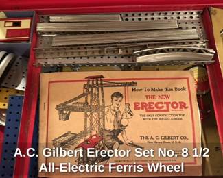 A.C. Gilbert Erector Set No. 8 1/2 All-Electric Ferris Wheel 