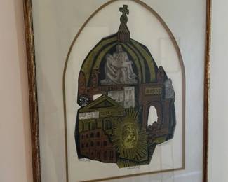 Eternal City Art Print by Clare Romano 
