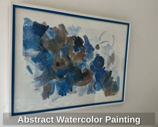 Abstract Watercolor Painting 