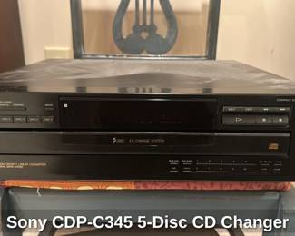 Sony CDP-C345 5-Disc CD Changer 