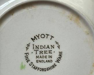 Myott "Indian Tree" Fine Staffordshire China 