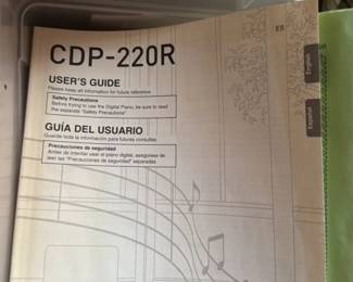 Casio CDP-220R Digital Piano 