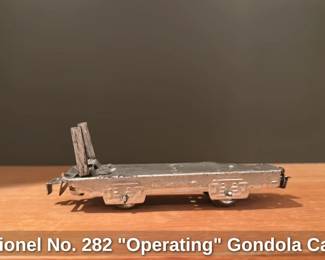 Lionel No. 282 "Operating" Gondola Car 