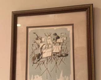 Paul Sacher Lithograph 