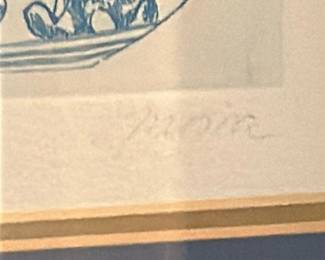 Blue and White Porcelain Print 