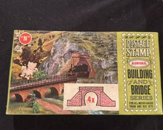 Aurora "N" Postage Stamp Building and Bridge Series 