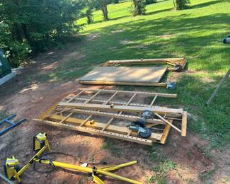 Mobile scaffolding 2 sets 