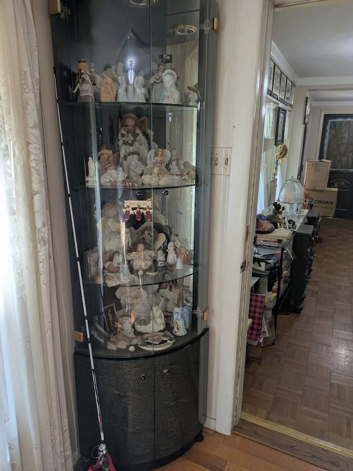 2 Glass Corner Glass Shelving