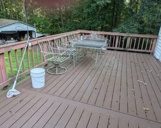 Deck Table and Chairs