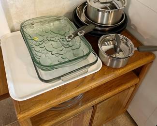 Kitchen aid stainless steel pots