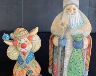 KG147G. De Brekht Hand Painted Russian Figurines