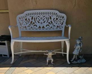 KG207Metal benchwhite