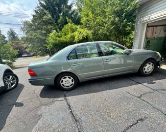 Lexus with a little front bump