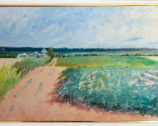 One of four Hamptons paintings.