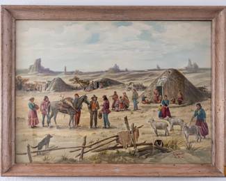 Born in Germany, A.B.L. Clausen (Alfred Bruno Leopold Clausen, 1883–1974) was an artist who lived and worked in Texas, specializing in landscape, marine, and portrait painting, as well as murals. 