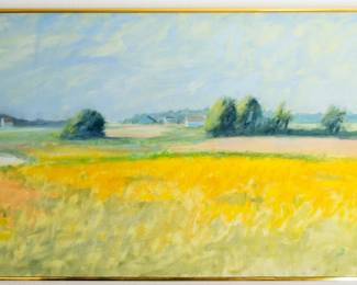 One of four oil on canvas landscape of The Hamptons ~ large scale
6 ‘ X 3 ‘