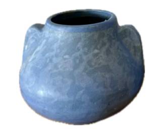 1930's Brush McCoy blue velum ceramic vase