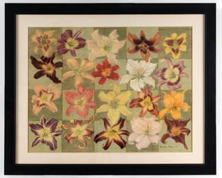 Christine Henry 
Pastel, Floral
