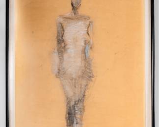 Framed artwork by American artist Manuel Neri