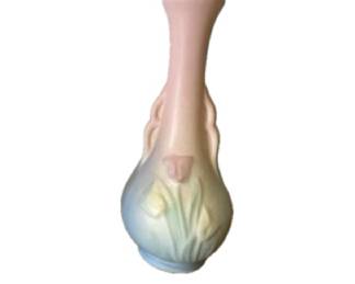 VTG Hull Art pottery bud vase, tulip pattern