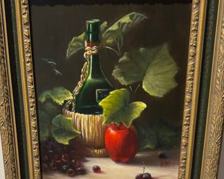 Betty Nash oil on canvas still life