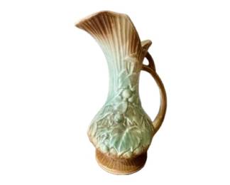 Mid Century McCoy pottery pitcher with grapes