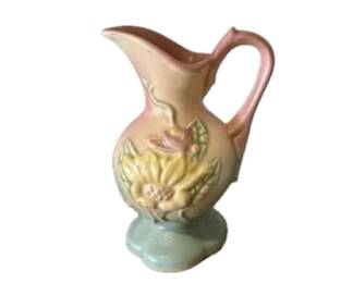 Hull Art Pottery Magnolia Matte Ewer Pitcher