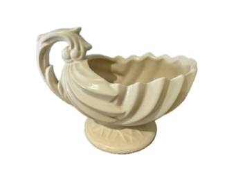 Vintage McCoy Pottery shell creamer or vase