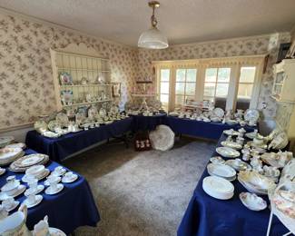 Huge collection of RS Prussia porcelain, Nippon porcelain, and German porcelain