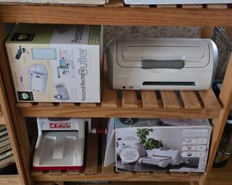 Cricut and Sizzix crafting machines