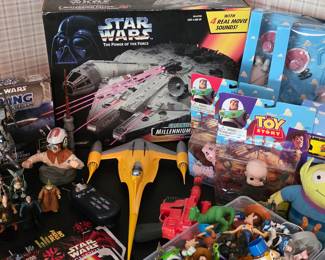 Star Wars and vintage Star Wars toys and collectibles