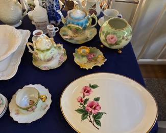 Huge collection of RS Prussia porcelain, Nippon porcelain, and German porcelain