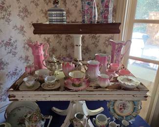 Huge collection of RS Prussia porcelain, Nippon porcelain, and German porcelain
