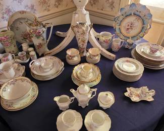 Huge collection of RS Prussia porcelain, Nippon porcelain, and German porcelain
