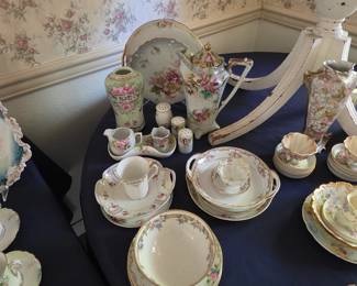 Huge collection of RS Prussia porcelain, Nippon porcelain, and German porcelain