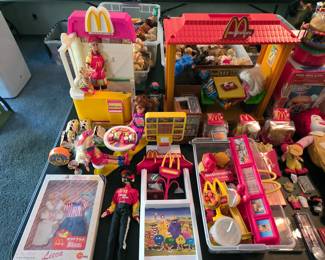 Vintage McDonald's toys and collectibles