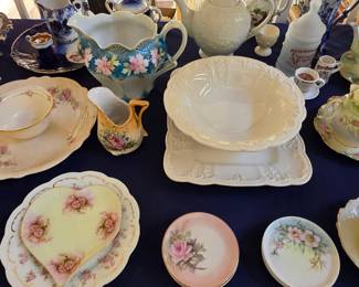 Huge collection of RS Prussia porcelain, Nippon porcelain, and German porcelain