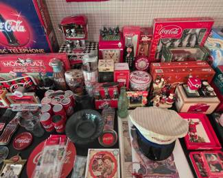 Coca-Cola and vintage Coca-Cola toys and collectibles
