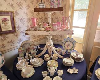 Huge collection of RS Prussia porcelain, Nippon porcelain, and German porcelain