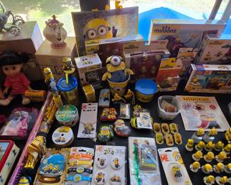 Disney and Despicable Me (Minions) toys and collectibles