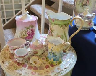Huge collection of RS Prussia porcelain, Nippon porcelain, and German porcelain