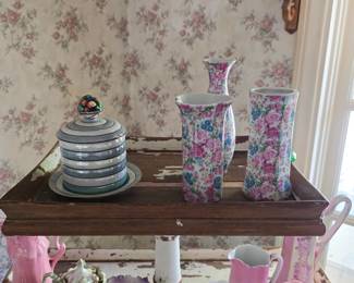 Huge collection of RS Prussia porcelain, Nippon porcelain, and German porcelain